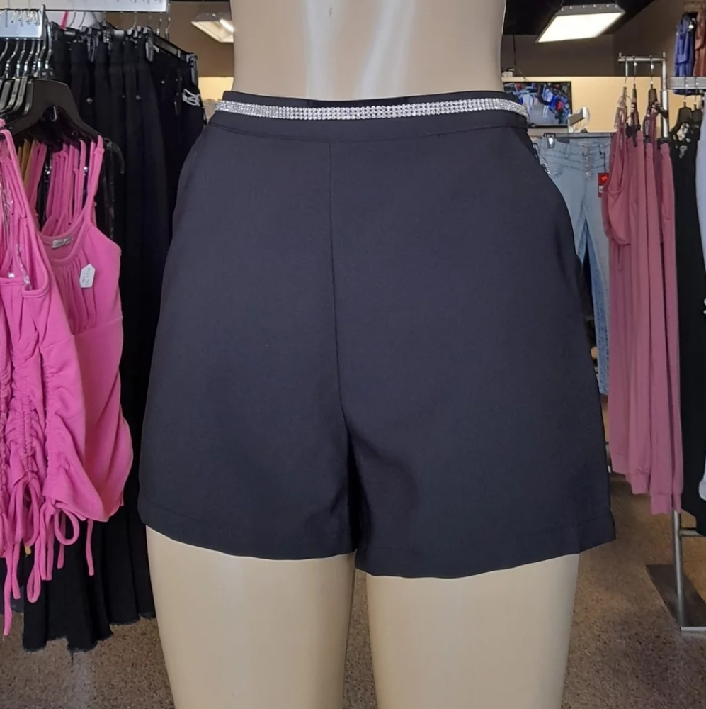 Black dress shorts